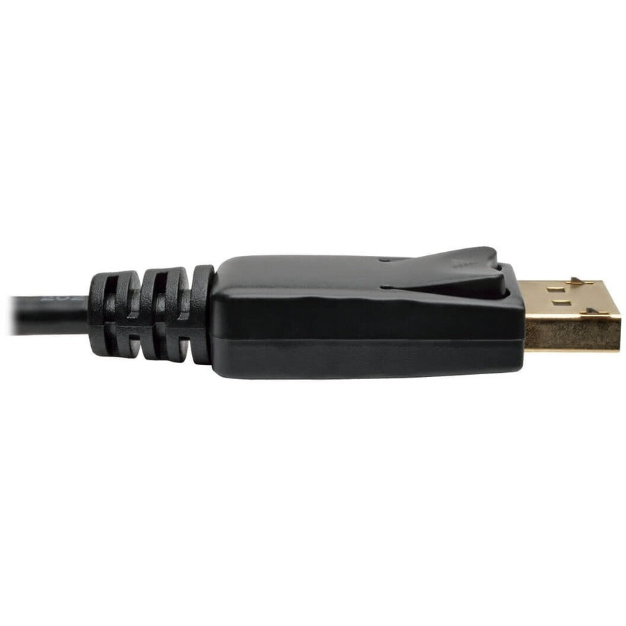 Eaton Tripp Lite Series Mini DisplayPort to DisplayPort Cable - 6 ft, 4K UHD at 60Hz, Locking Connector, Black