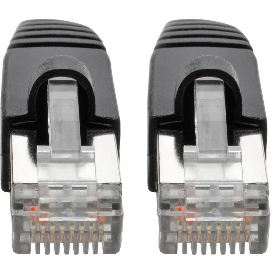Eaton Tripp Lite Series Cat6a 10G STP Shielded Ethernet Patch Cable, 1 ft, Black