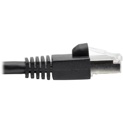 Eaton Tripp Lite Series Cat6a 10G STP Shielded Ethernet Patch Cable, 1 ft, Black