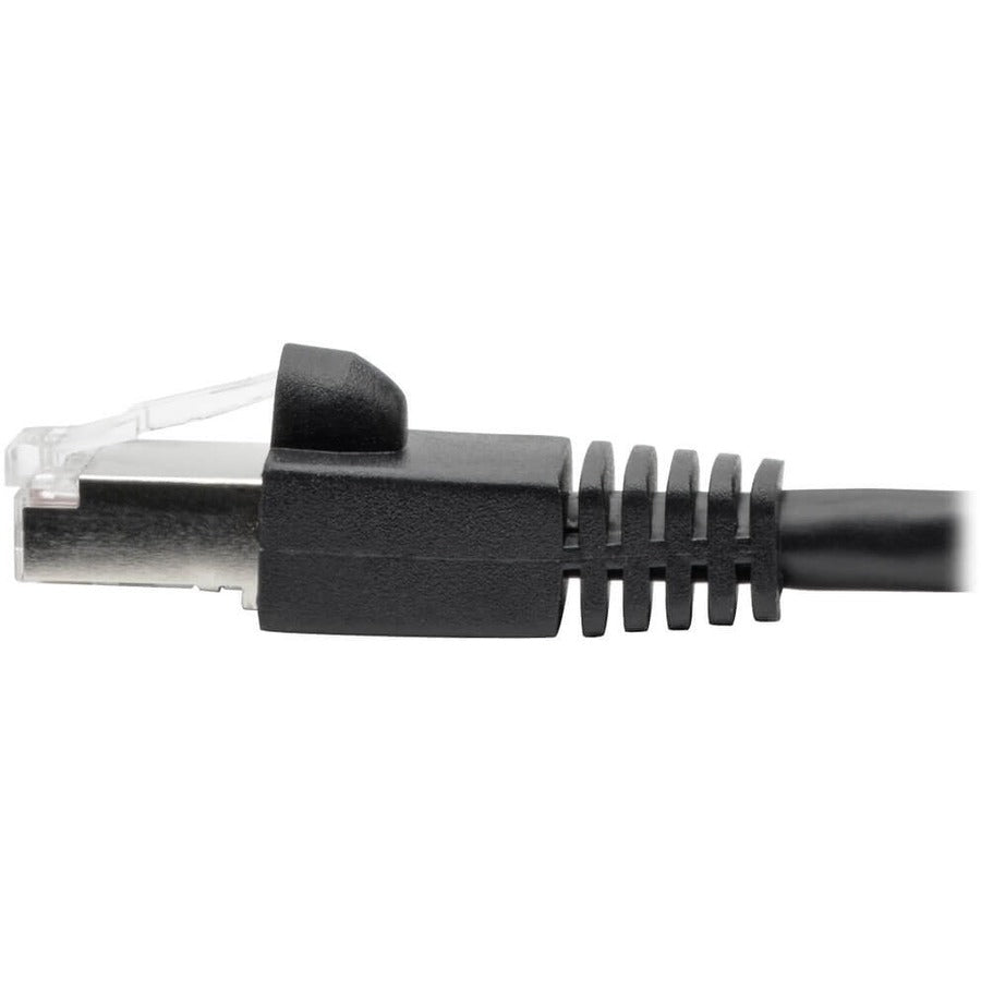 Eaton Tripp Lite Series Cat6a 10G STP Shielded Ethernet Patch Cable, 1 ft, Black