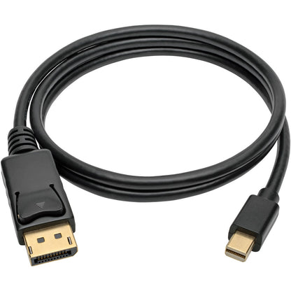 Eaton Tripp Lite Series Mini DisplayPort to DisplayPort Cable 3 ft. 4K 60Hz with Locking Connector