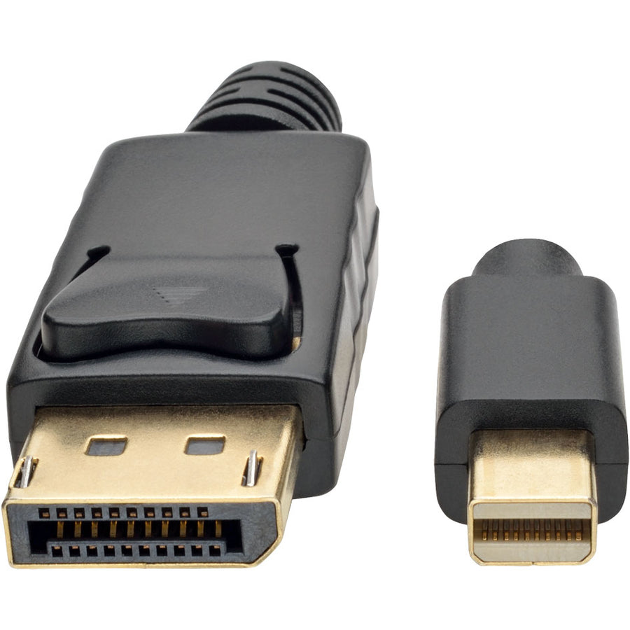 Eaton Tripp Lite Series Mini DisplayPort to DisplayPort Cable 3 ft. 4K 60Hz with Locking Connector