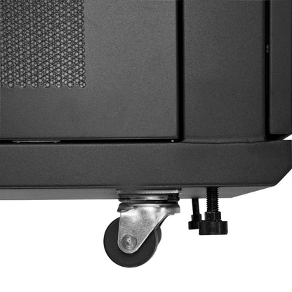 StarTech.com 12U Server Rack Cabinet with Adjustable Depth, Casters, and Cable Management