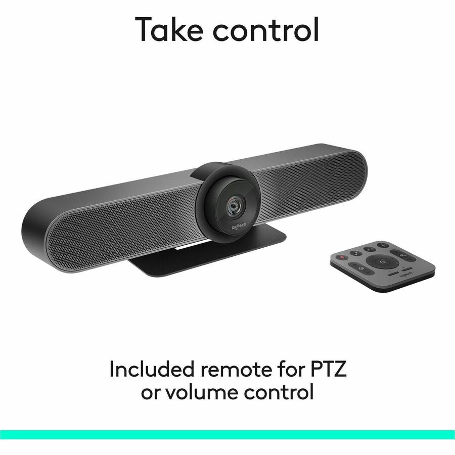 Logitech MeetUp ConferenceCam with 4K Optics and 120-Degree Field of View