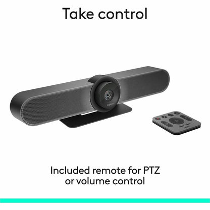 Logitech MeetUp ConferenceCam with 4K Optics and 120-Degree Field of View