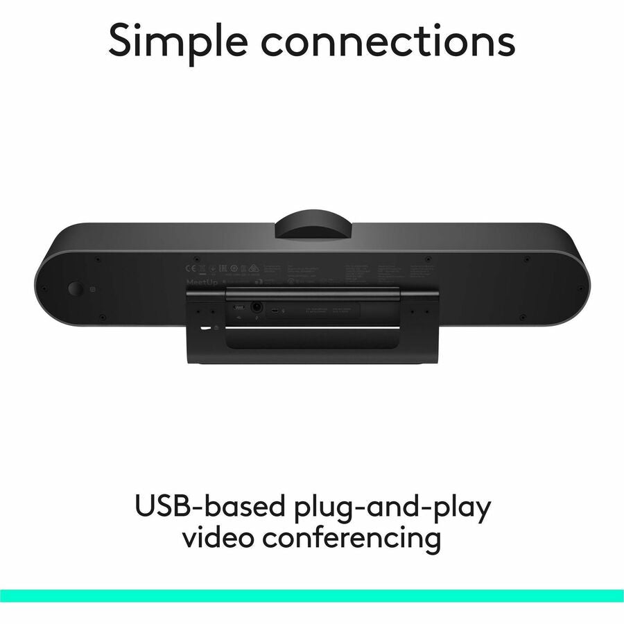 Logitech MeetUp ConferenceCam with 4K Optics and 120-Degree Field of View