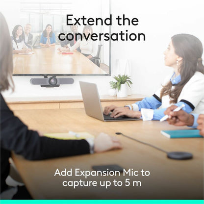 Logitech MeetUp ConferenceCam with 4K Optics and 120-Degree Field of View