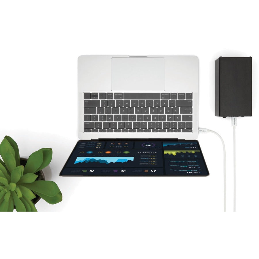 StarTech.com 3.3ft Thunderbolt 3 Cable with 20Gbps Data Transfer and 100W Power Delivery