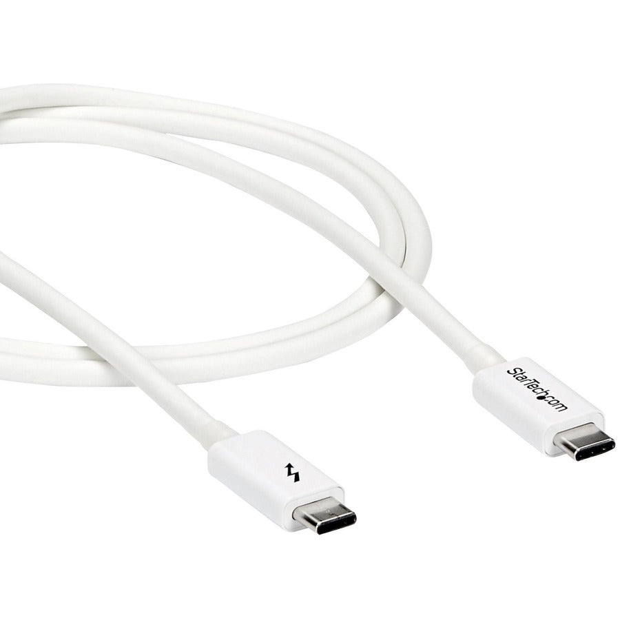 StarTech.com 3.3ft Thunderbolt 3 Cable with 20Gbps Data Transfer and 100W Power Delivery