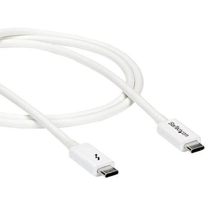 StarTech.com 3.3ft Thunderbolt 3 Cable with 20Gbps Data Transfer and 100W Power Delivery