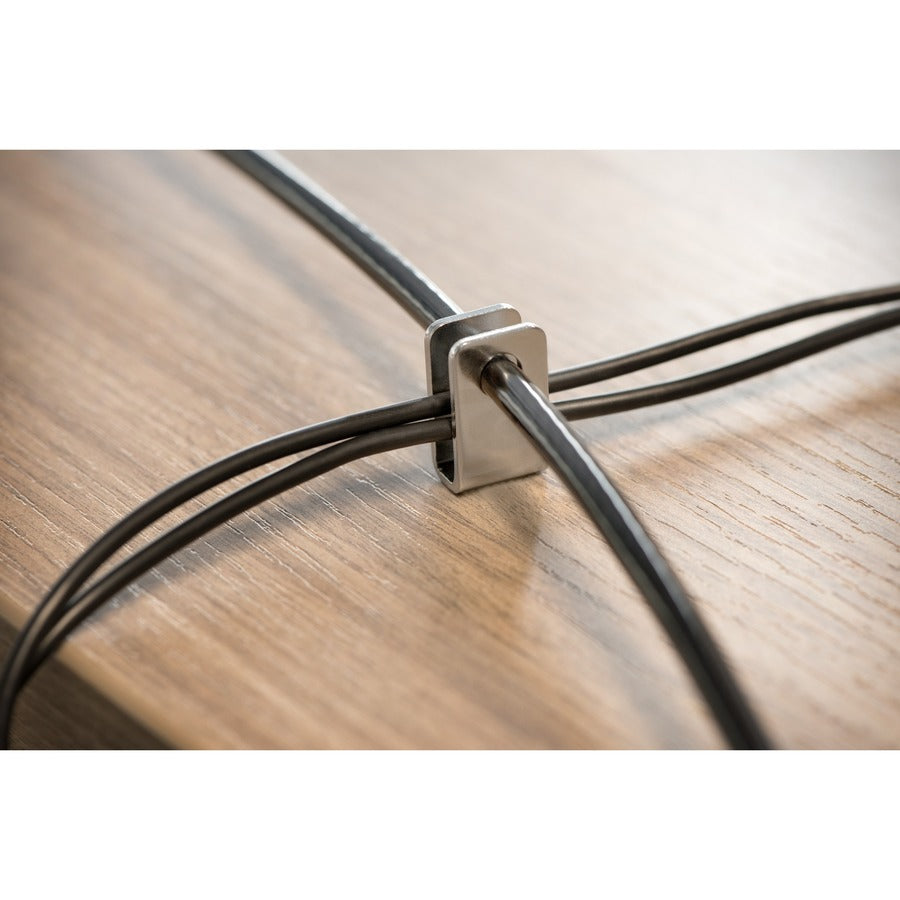 Kensington K64424WW Desktop & Peripherals Locking Kit 2.0 with 8 ft Carbon Steel Cable