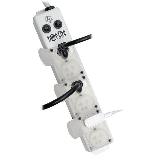 Eaton Tripp Lite Series PS607HG20AOEM Medical-Grade Power Strip with 6 Hospital-Grade Outlets and Locking Safety Covers