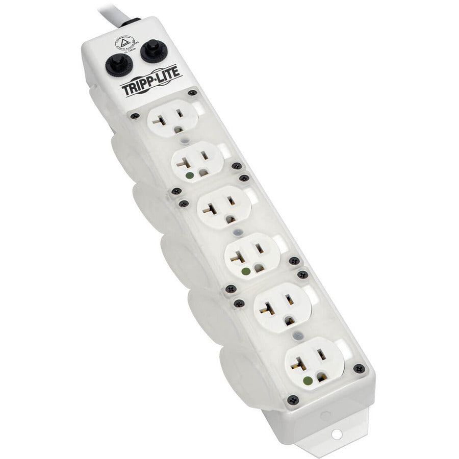 Eaton Tripp Lite Series PS607HG20AOEM Medical-Grade Power Strip with 6 Hospital-Grade Outlets and Locking Safety Covers