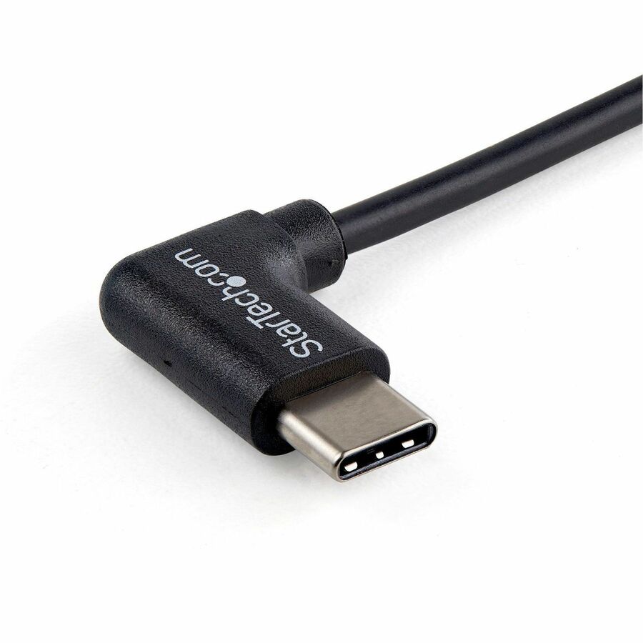 StarTech.com 1m USB-A to USB-C Cable - Right-Angle USB 2.0 M/M - 3 ft. for Charging and Data Transfer