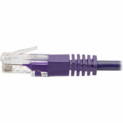 Eaton Tripp Lite Series Cat5e 350 MHz Molded UTP Patch Cable (RJ45 M/M), Purple, 6 ft.