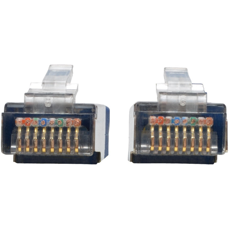 Eaton Tripp Lite Series Cat5e 350 MHz Molded Shielded (STP) Ethernet Patch Cable, 6 ft., Blue (Part N105-006-BL)