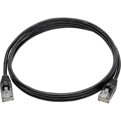 Eaton Tripp Lite Series Cat6a 10G Snagless Slim UTP Ethernet Cable (RJ45 M/M), 5 ft, Black