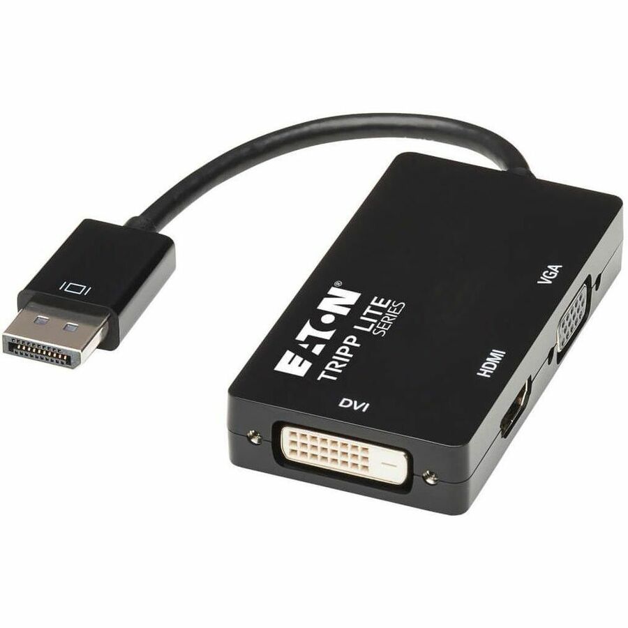 Eaton Tripp Lite Series DisplayPort to VGA, DVI, HDMI All-in-One Converter Adapter - 4K at 60Hz Support