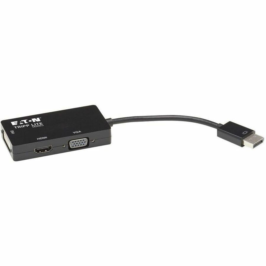 Eaton Tripp Lite Series DisplayPort to VGA, DVI, HDMI All-in-One Converter Adapter - 4K at 60Hz Support