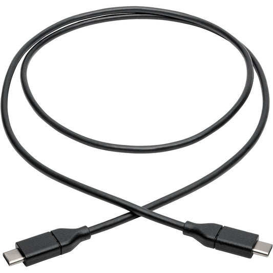 Eaton Tripp Lite Series USB-C to USB-C Cable (Part U040-003-C-5A) – 3 ft. USB 2.0 Hi-Speed Data & Fast Charging Cable