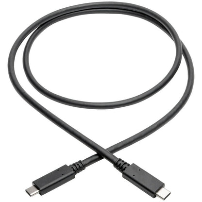 Eaton Tripp Lite Series USB-C to USB-C Cable (U420-003-G2-5A) — 3 ft., 10 Gbps Data Transfer, 100W Power Delivery, Thunderbolt 3 Compatible