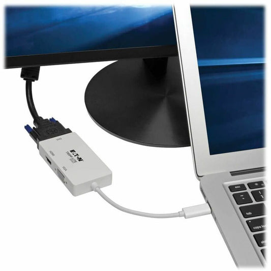 Eaton Tripp Lite Series U444-06N-HDV4K USB-C Multiport Adapter with 4K HDMI, DVI, and VGA Output
