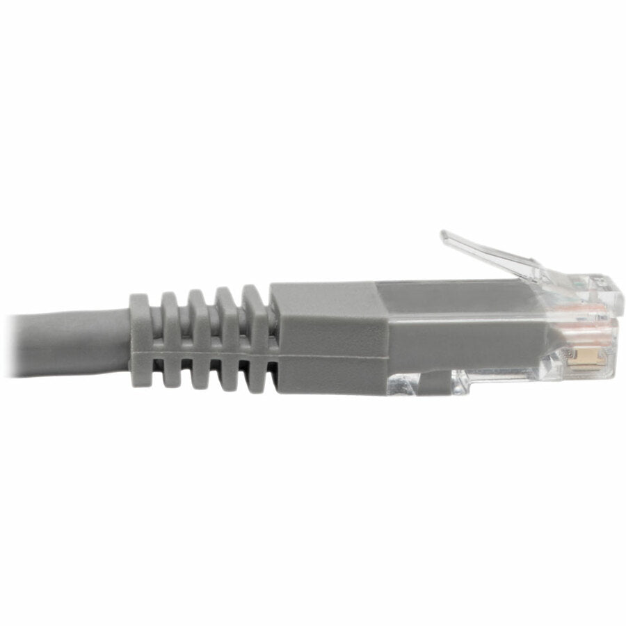 Eaton Tripp Lite Series N200-002-GY Cat6 Gigabit Molded Ethernet Patch Cable, 2 ft, Gray