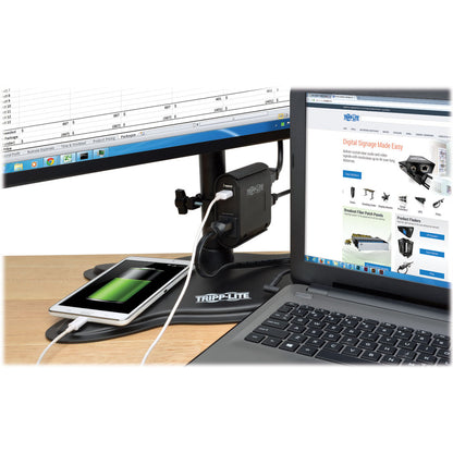 Eaton Tripp Lite DMACUSB All-in-One Display Mount Power and USB Charging Clip