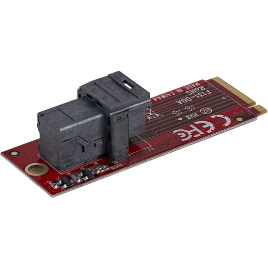 StarTech.com U.2 (SFF-8643) to M.2 PCIe x4 Adapter Card for U.2 NVMe SSDs