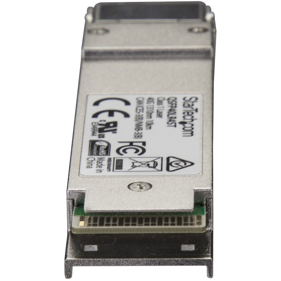 StarTech.com QSFP40LR4ST 40GBASE-LR4 QSFP+ Transceiver Module for Single Mode Fiber Networks