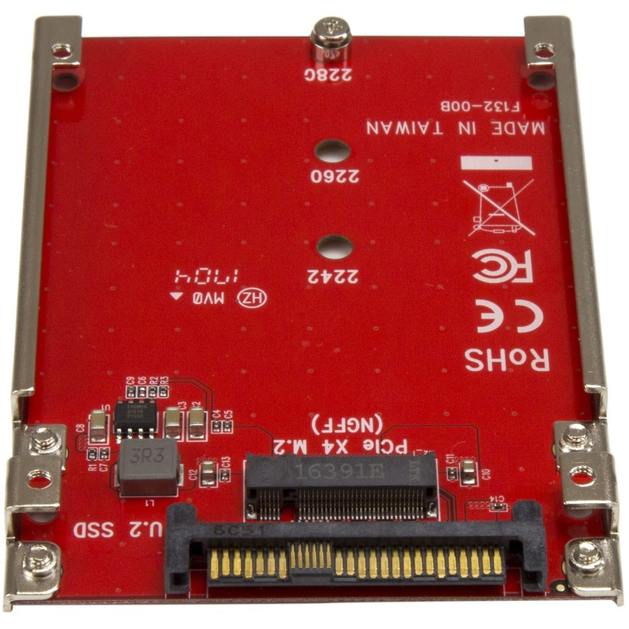 StarTech.com M.2 to U.2 Adapter U2M2E125 – PCIe NVMe SSD to U.2 (SFF-8639) Converter for Desktop and Server
