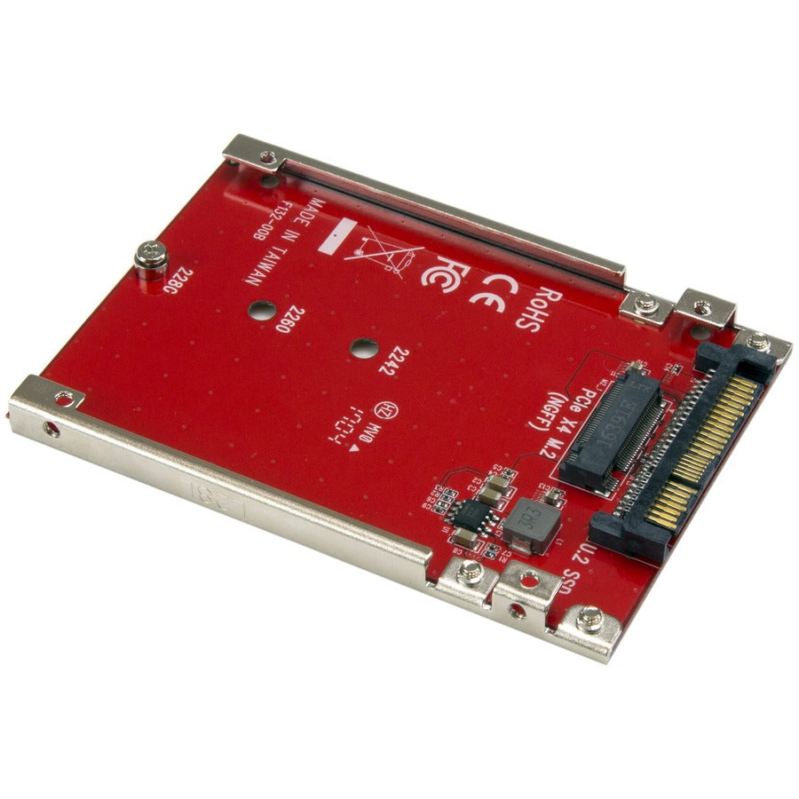 StarTech.com M.2 to U.2 Adapter U2M2E125 – PCIe NVMe SSD to U.2 (SFF-8639) Converter for Desktop and Server