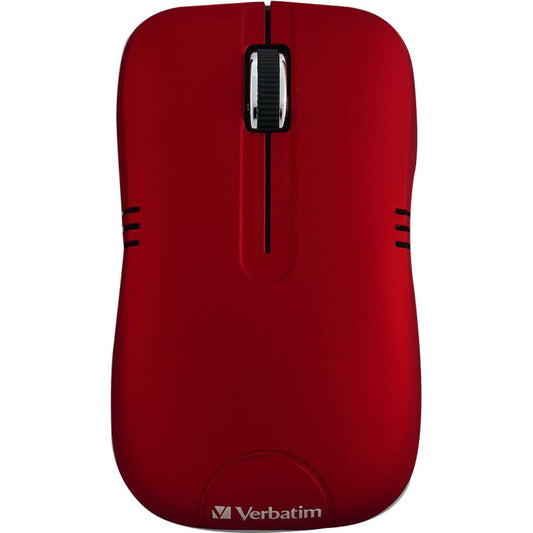 Verbatim America, LLC Wireless Notebook Optical Mouse, Commuter Series - Matte Red, Part No. 99767
