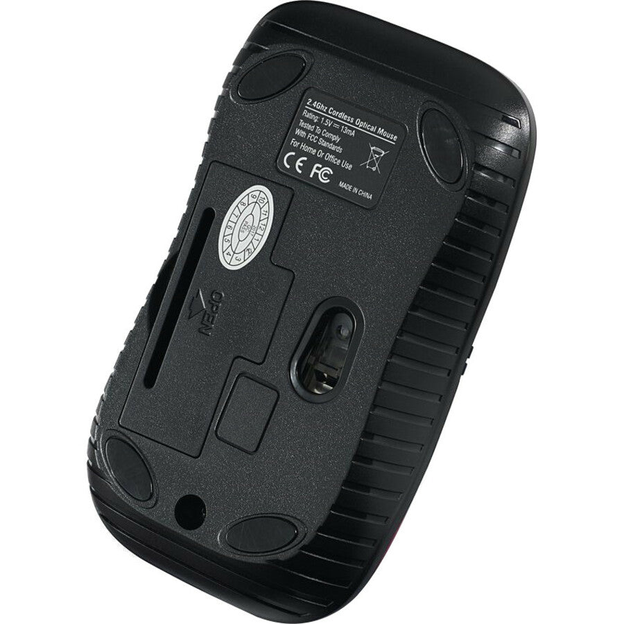 Verbatim America, LLC Wireless Notebook Optical Mouse, Commuter Series - Matte Red, Part No. 99767