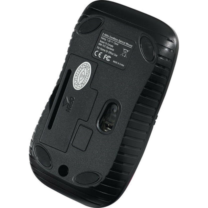 Verbatim America, LLC Wireless Notebook Optical Mouse, Commuter Series - Matte Red, Part No. 99767
