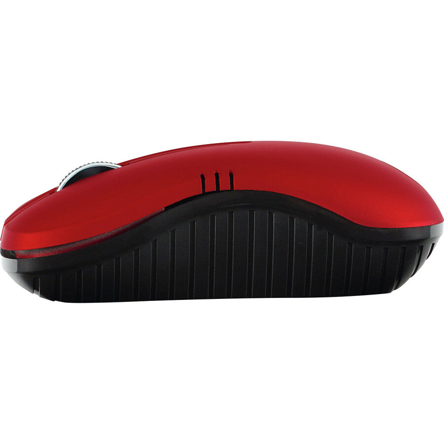 Verbatim America, LLC Wireless Notebook Optical Mouse, Commuter Series - Matte Red, Part No. 99767