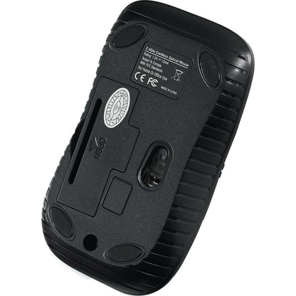 Verbatim America, LLC Wireless Notebook Optical Mouse (Part #99765) — Matte Black, 1200 DPI, 2.4 GHz Wireless Performance