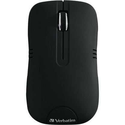 Verbatim America, LLC Wireless Notebook Optical Mouse (Part #99765) — Matte Black, 1200 DPI, 2.4 GHz Wireless Performance