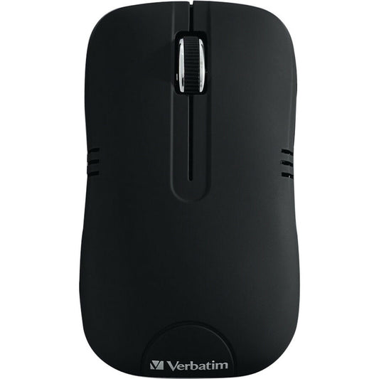 Verbatim America, LLC Wireless Notebook Optical Mouse (Part #99765) — Matte Black, 1200 DPI, 2.4 GHz Wireless Performance