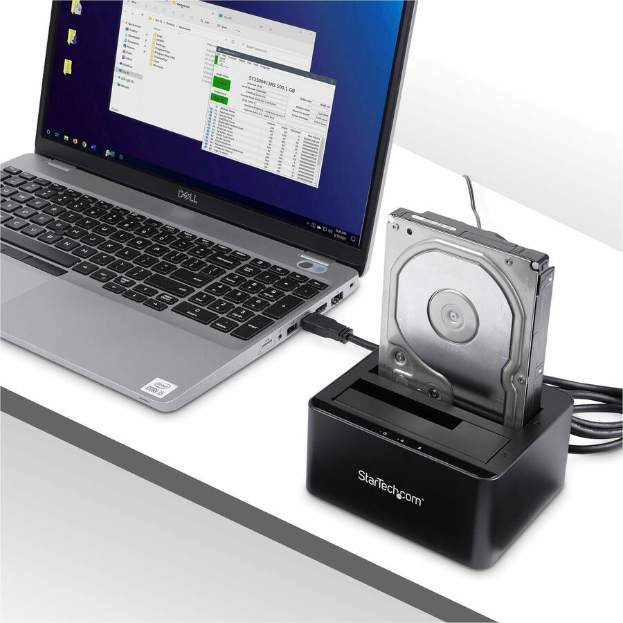StarTech.com Dual-Bay SATA HDD/SSD Docking Station SDOCK2U33V with USB 3.0