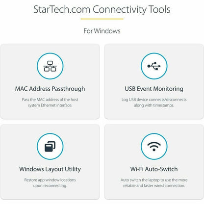StarTech.com DK30CH2DPPD Triple 4K USB-C Docking Station for Mac and Windows Laptops