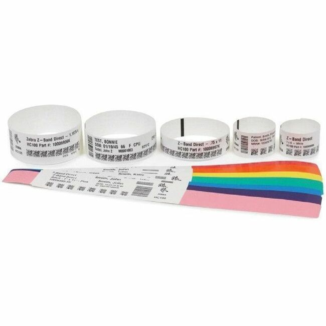 Zebra Z-Band QuickClip Kit Medical Labels for Zebra HC100 Wristband Printer