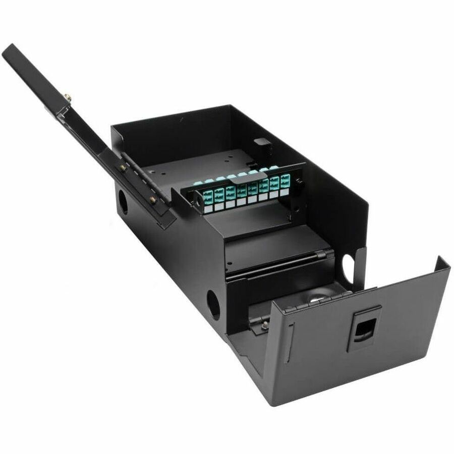 Eaton Tripp Lite Series N492-08D-LC High-Density Fiber Adapter Panel (MMF/SMF), 8 LC Duplex Connectors, Black
