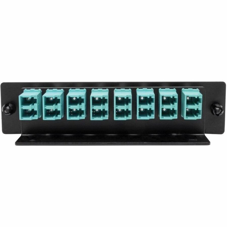 Eaton Tripp Lite Series N492-08D-LC High-Density Fiber Adapter Panel (MMF/SMF), 8 LC Duplex Connectors, Black