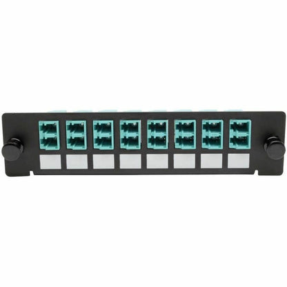 Eaton Tripp Lite Series N492-08D-LC High-Density Fiber Adapter Panel (MMF/SMF), 8 LC Duplex Connectors, Black