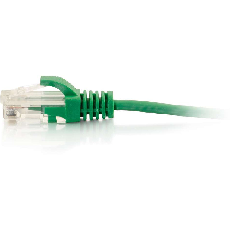 C2G 1ft Cat6 Slim Snagless Unshielded Ethernet Cable - Green