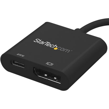 StarTech.com USB C to DisplayPort Adapter with 60W Power Delivery - 4K 60Hz Video Converter