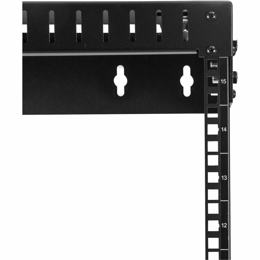StarTech.com 15U Wall Mount Open Frame Server Rack with Adjustable Depth – 19" Data Equipment Rack