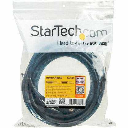 StarTech.com 23ft (7m) Premium Certified HDMI 2.0 Cable with Ethernet for Ultra HD 4K and HDR Support