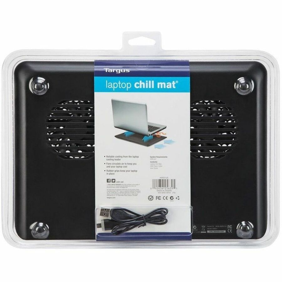 Targus 16-Inch Dual Fan Chill Mat - Efficient Laptop Cooling Solution